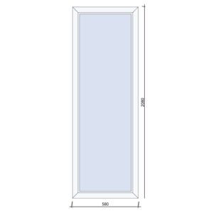 FIX ablak 60×210 cm