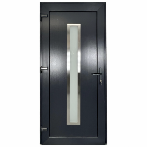 URSA LINE INOX dupla antracit ajtópanel